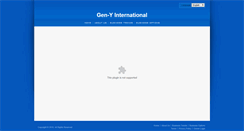 Desktop Screenshot of gen-yinternational.com