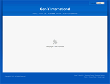 Tablet Screenshot of gen-yinternational.com